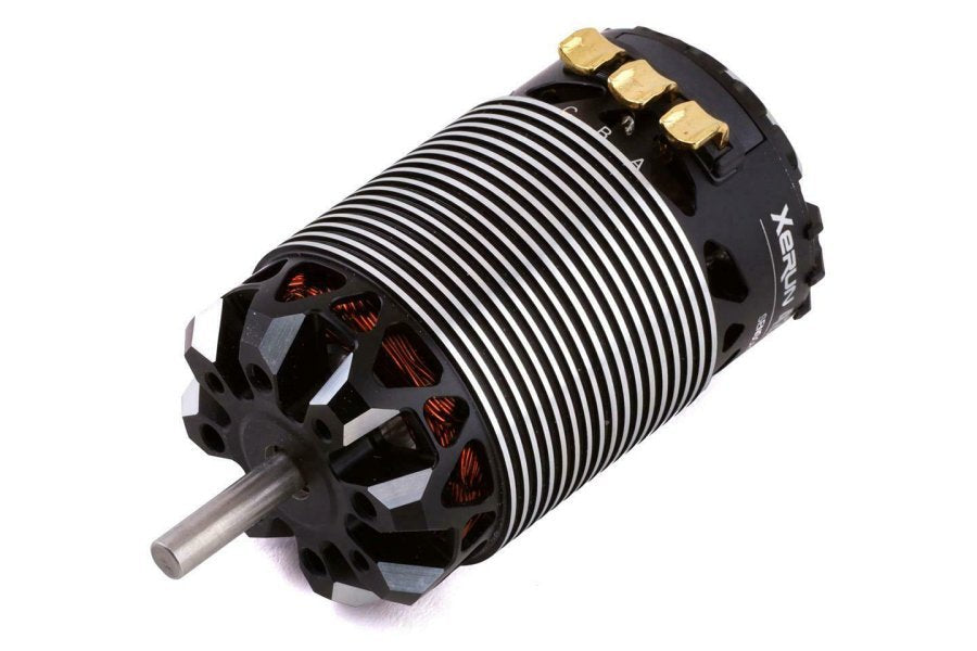 Brushless motor for RC cars showing internal components and technology
