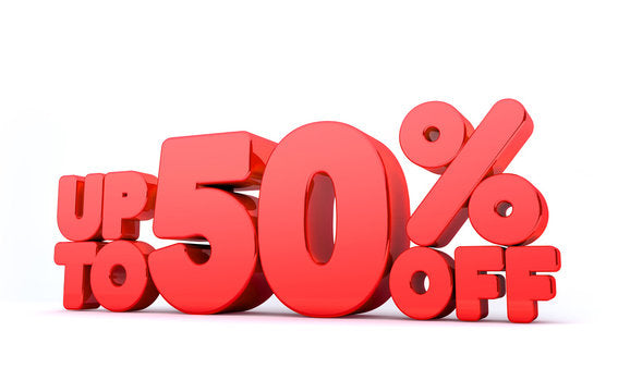 Massive stock clearance - save upto 50% off