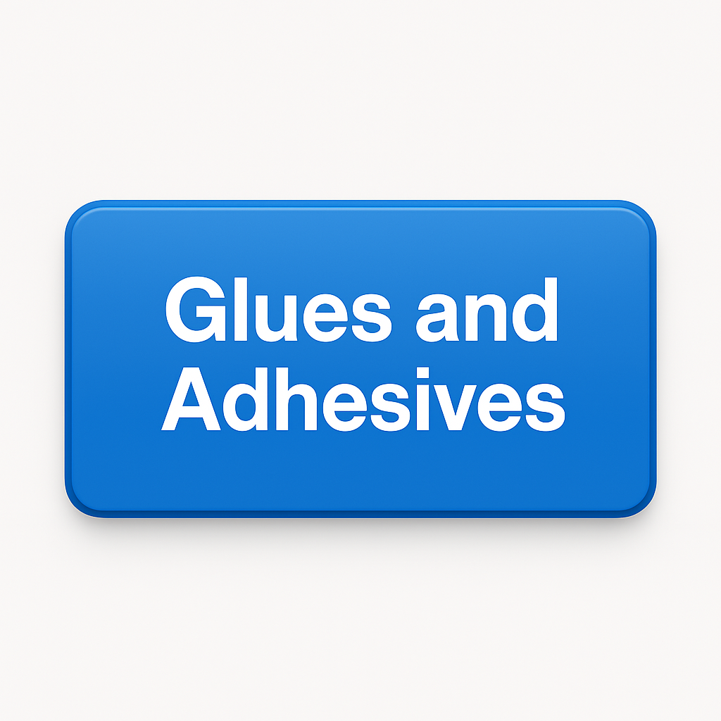 Scale Model Glues and Adhesives