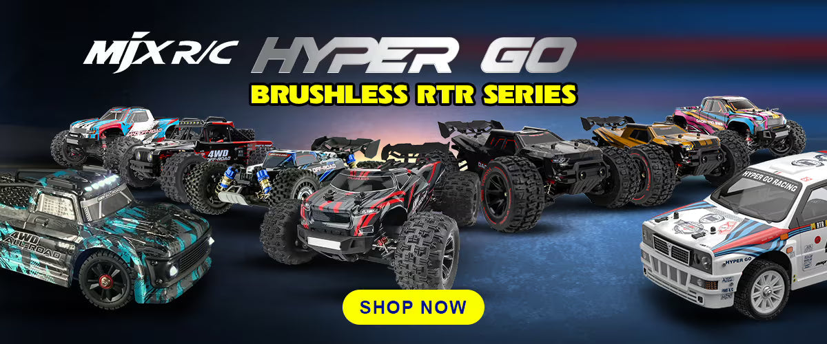 MJX Hyper Go remote control cars and trucks - fast small scale RC vehicles for racing and off-road driving