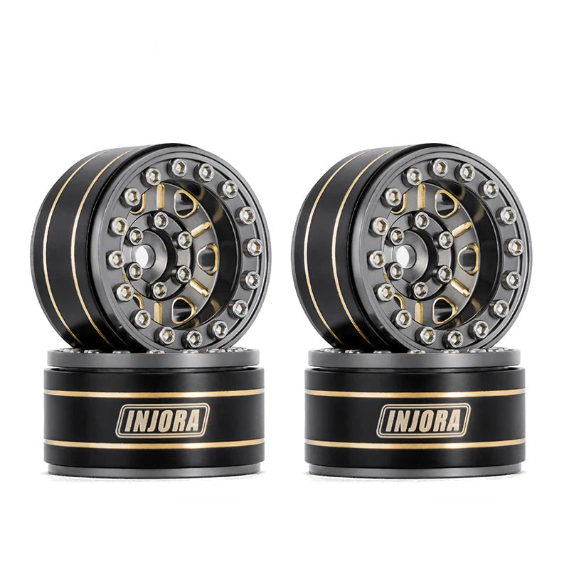 INJORA 1.0" 47g/pcs Brass -3.15mm Offset Wheels for Micro Crawlers (W1005)