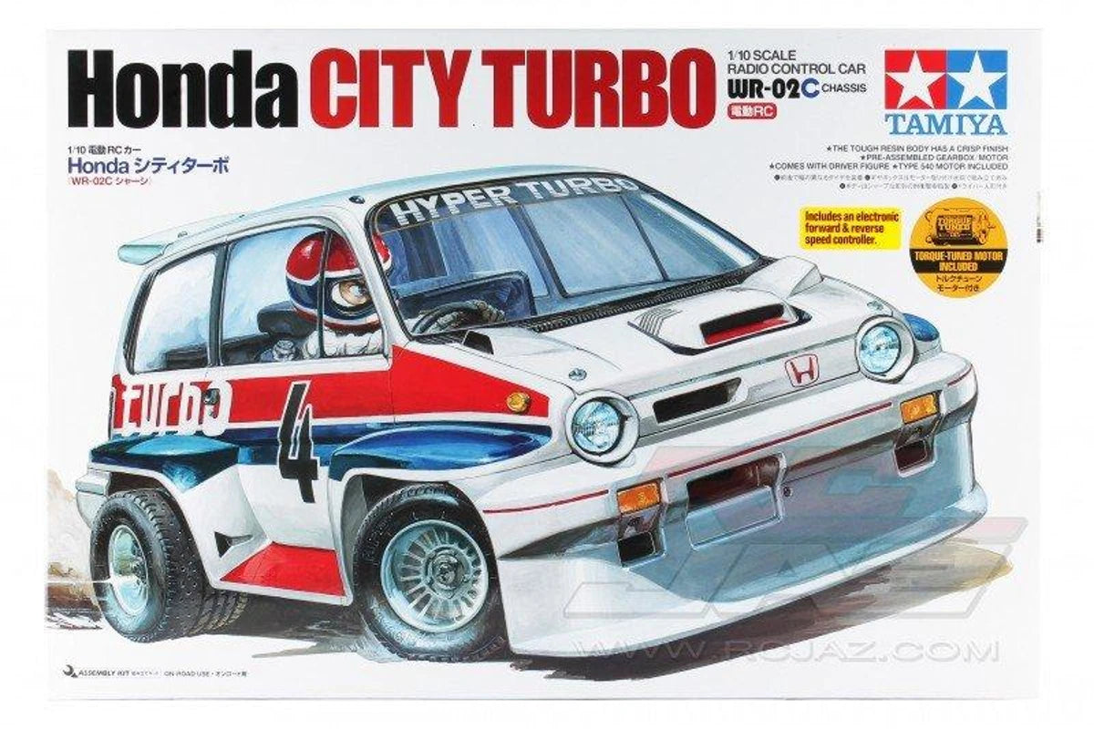 Tamiya 1/10 Honda City Turbo RC Kit WR-02C with ESC (58611)