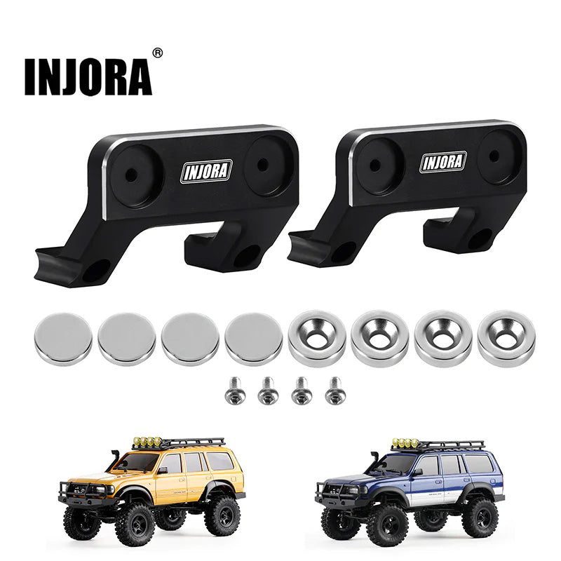 INJORA Magnetic Body Mount for 1/18 FMS FCX18 LC80