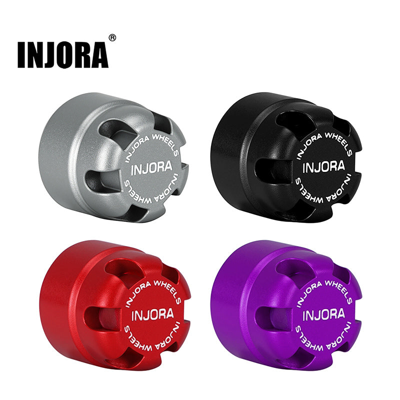 INJORA M2.5 Wheel Lock Nuts with Aluminum Cap for 1/18 TRX4M Ascent-18