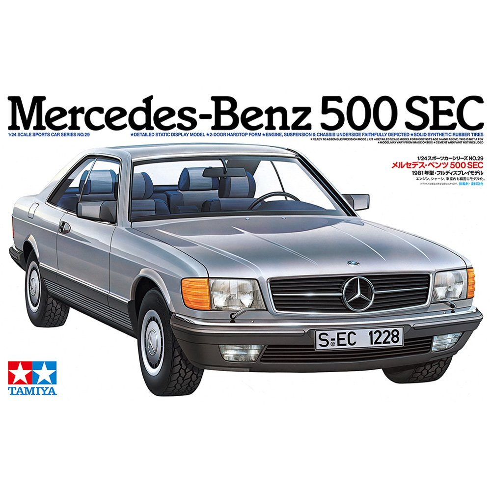 TAMIYA 1/24 MERCEDES-BENZ 500 SEC