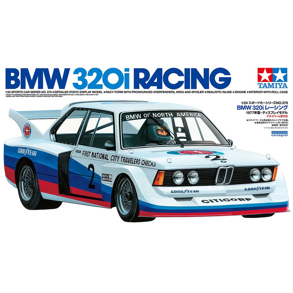 Tamiya 1/24 BMW 320i Racing Model Kit (24379)