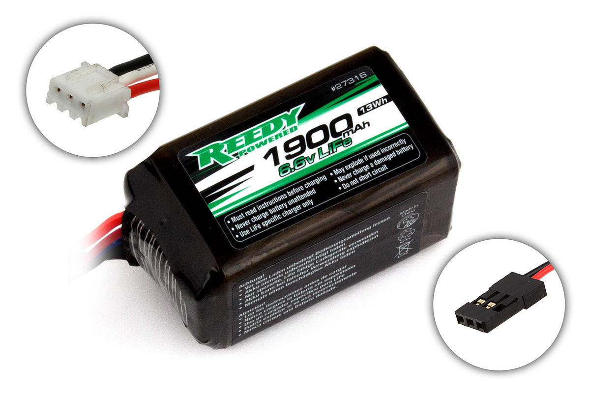 Reedy LiFe Pro RX 1900mAh 6.6V 2S Hump Receiver Battery