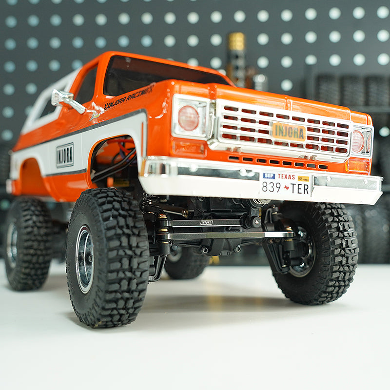 INJORA Aluminum Steering Links for FMS FCX24 FCX18