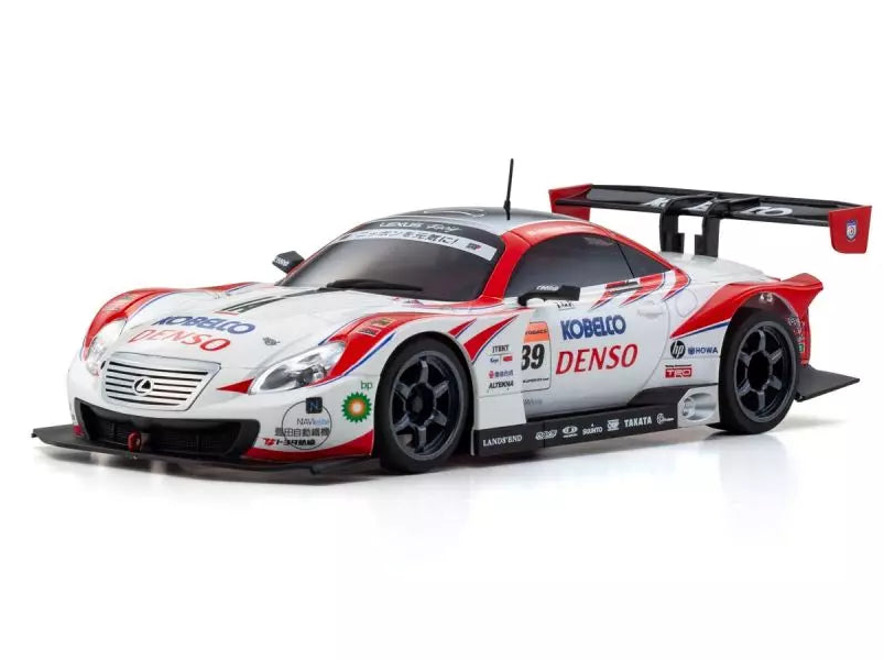 Kyosho Mini-Z Denso Kobelco 1/28th RC car with Denso branding on a white background