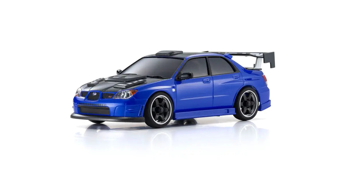 Kyosho Mini-Z Subaru Impreza WRX w/ GT Wing Blue AWD MA-020 Readyset