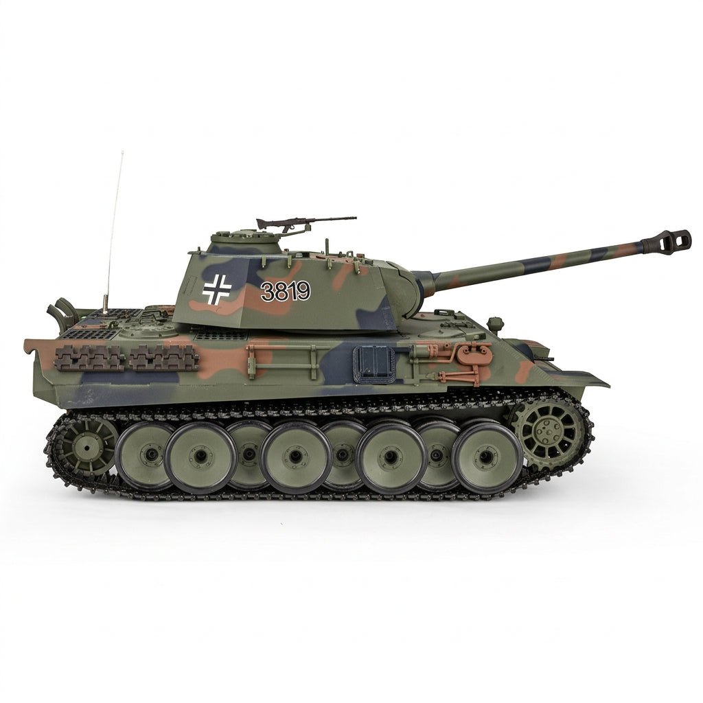 Heng Long HL-3819-1 German Panther 1/16 RC Tank - 2.4GHz RTR