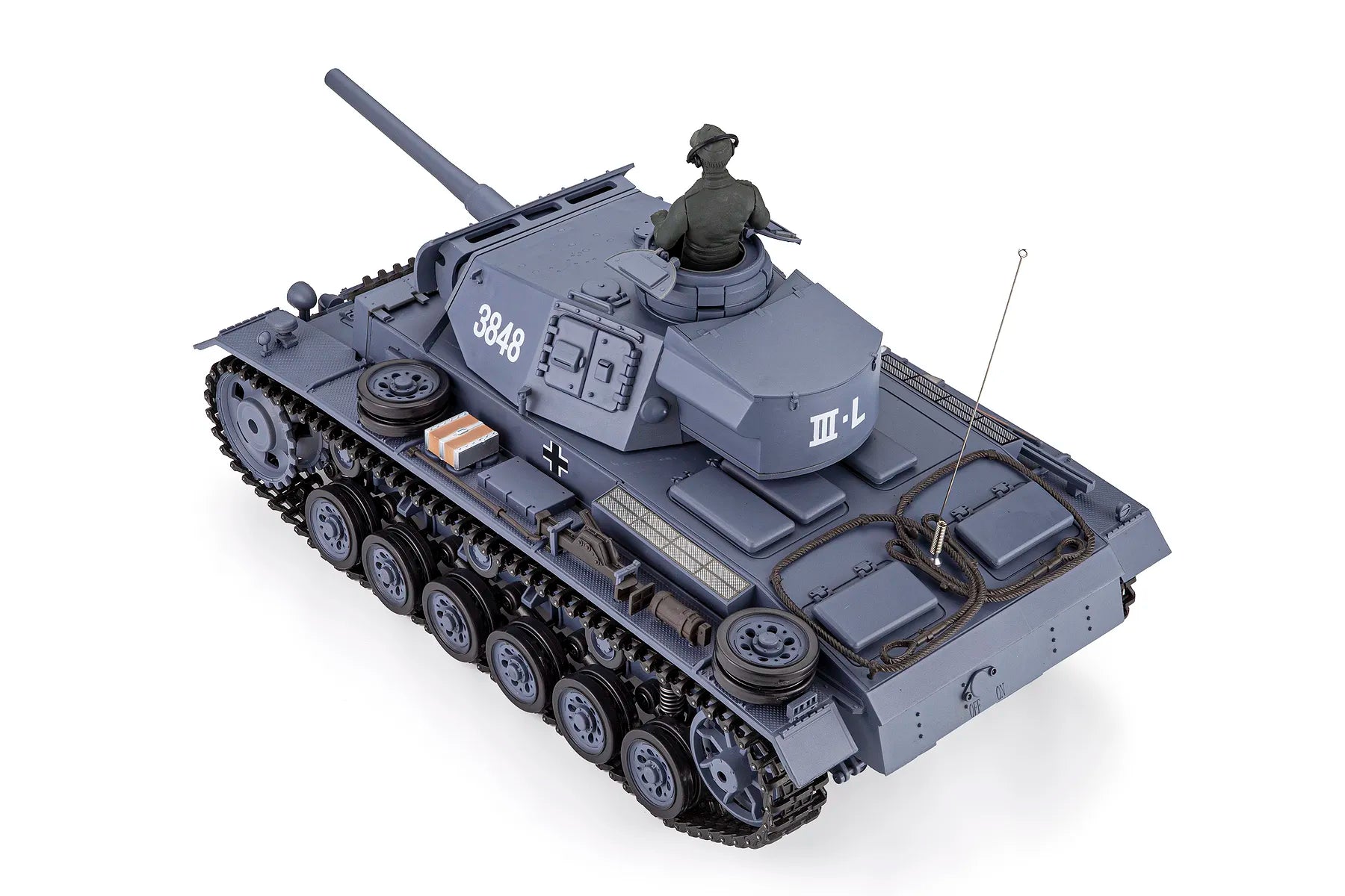 Heng Long 1/16 German Panzer III type L RC Medium Tank (Upgraded Version)
