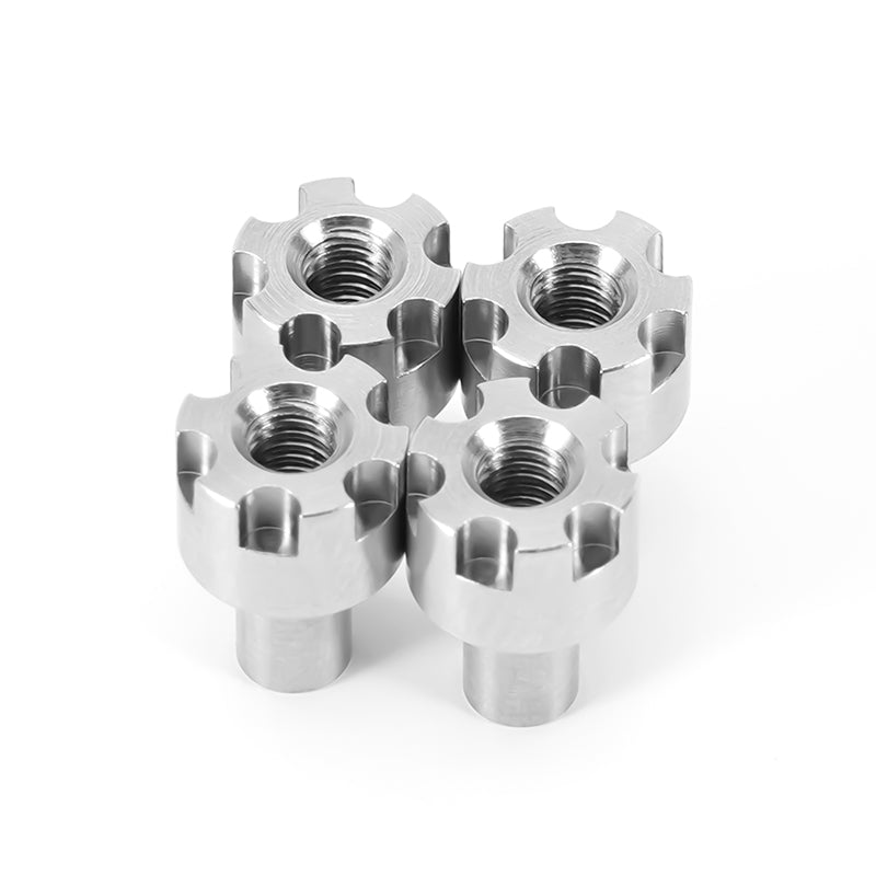 INJORA Stainless Steel Wheel Nuts 6/7/8.5mm for 1/18 TRX4M (M2.5)