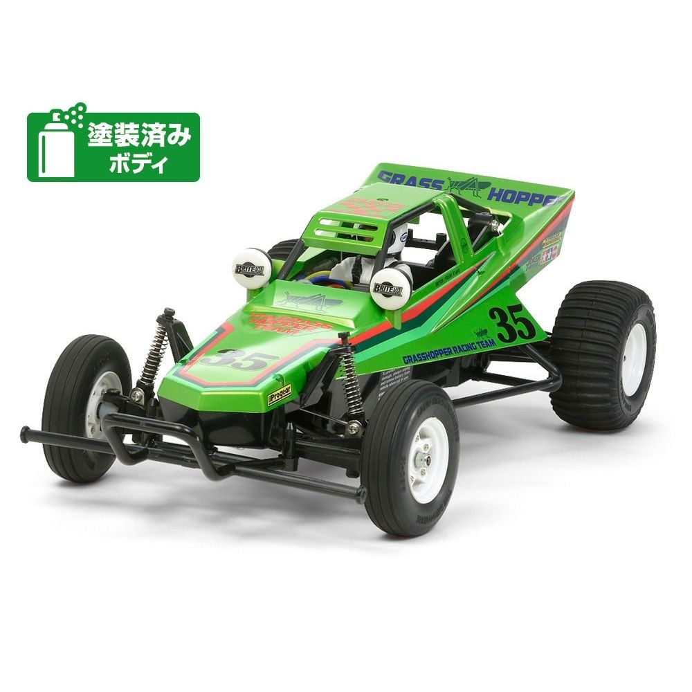 Tamiya Grasshopper Candy Green 1/10 2WD RC Buggy Kit - Pre-order