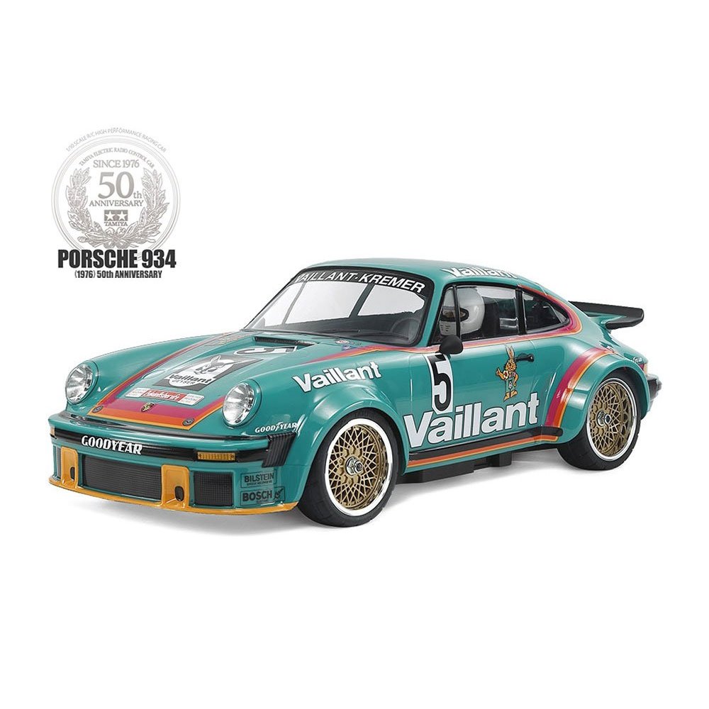 Tamiya Porsche 934 (1976) 50th Anniversary 1/10 RC Kit - Pre-order