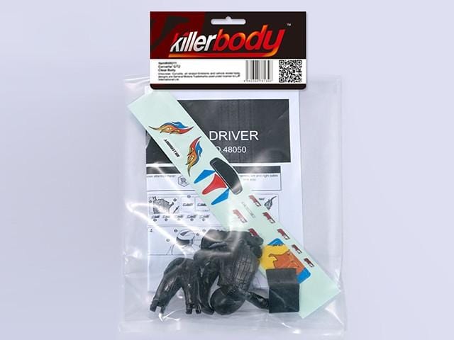 Killerbody 1/10 Scale RC Driver Figure with Decals | KB48050