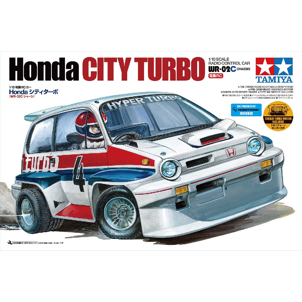 TAMIYA HONDA CITY TURBO (WR-02C)