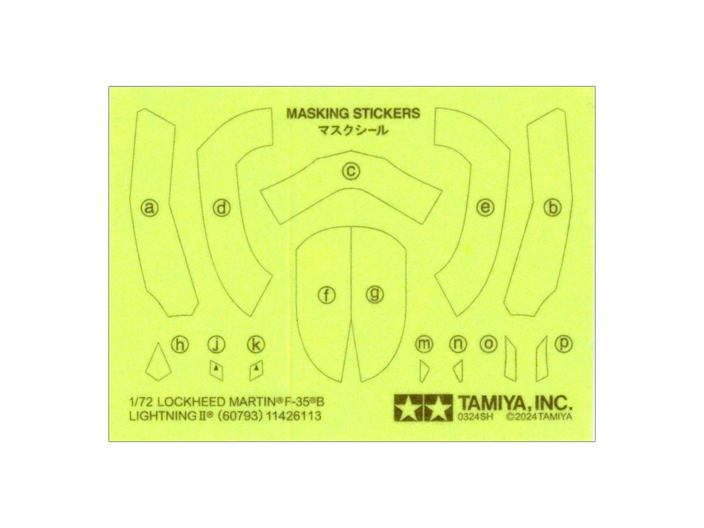 Tamiya 1/72 Lockheed Martin F-35B Lightning II Plastic Model Kit | 60793