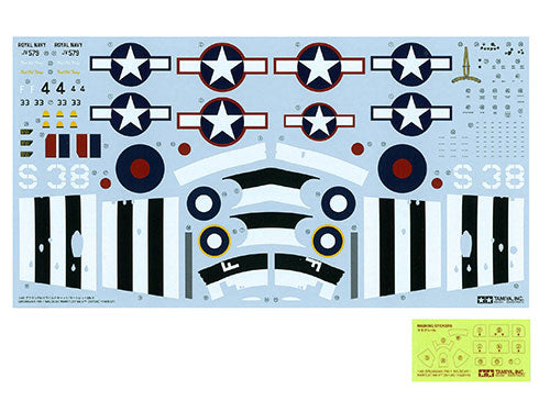 Tamiya 1/48 Grumman FM-1 Wildcat / Martlet Mk.V Model Kit (61126)