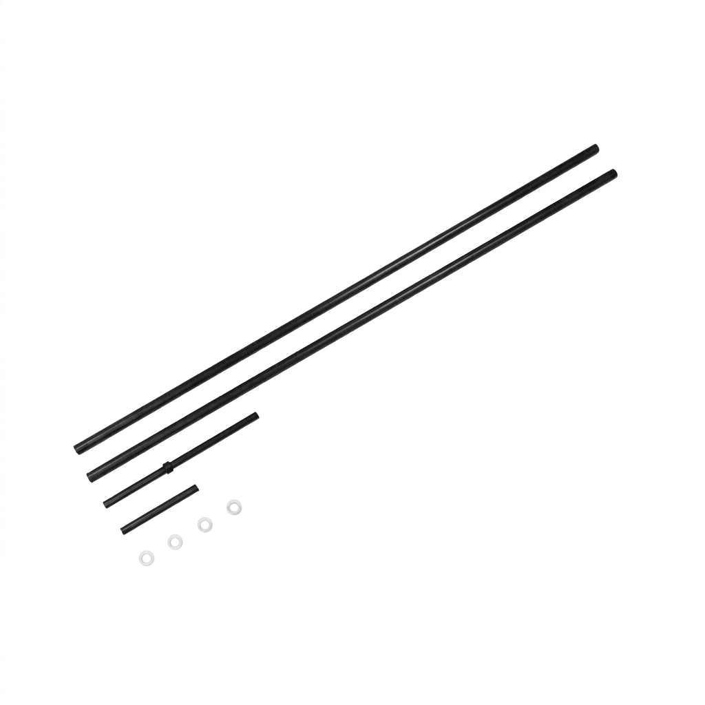 Joysway DF65V6-V8 A+ RC Yacht Mast Set and washers on a light gray background