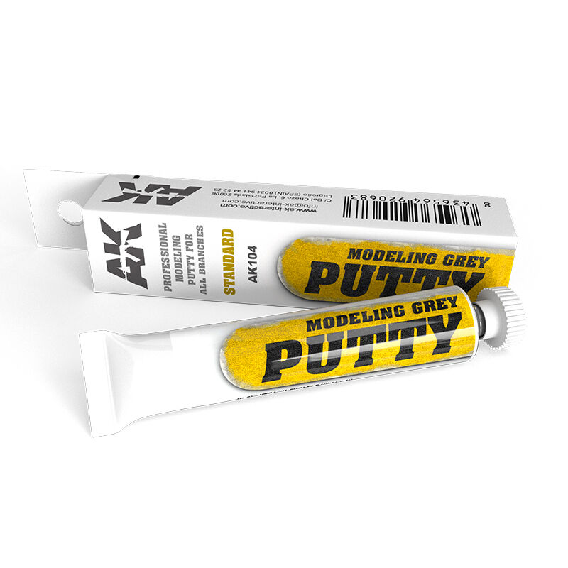 AK Interactive Grey Acrylic Modelling Putty 20ml – Scale Model Filler