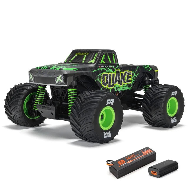 Arrma Quake Grom 4X4 1/16 Monster Truck RTR Red - Purple - Green