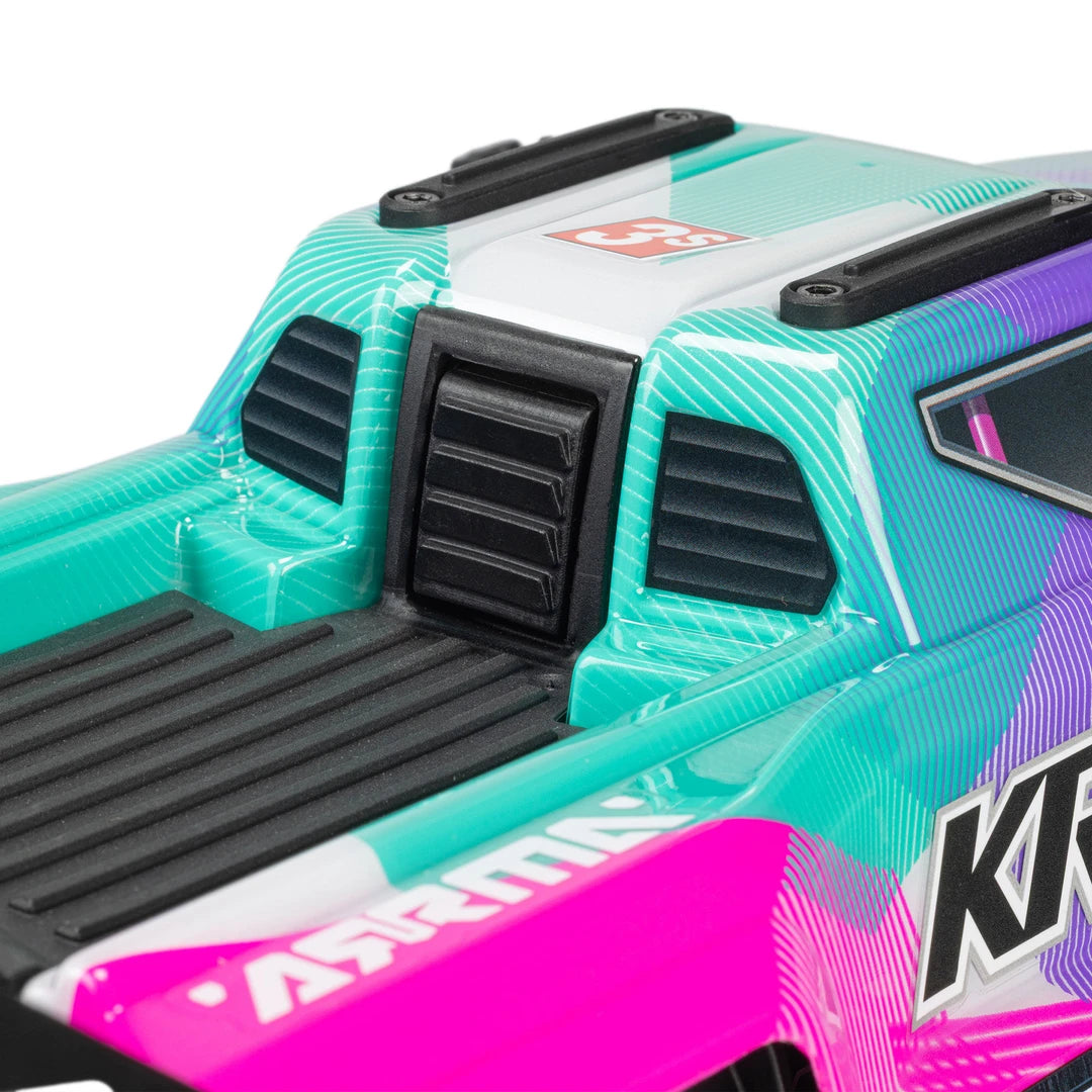ARRMA Mini Kraton 3S BLX 4X4 1/16 RTR Teal/Pink (ARA2508ST2) - Pre-order