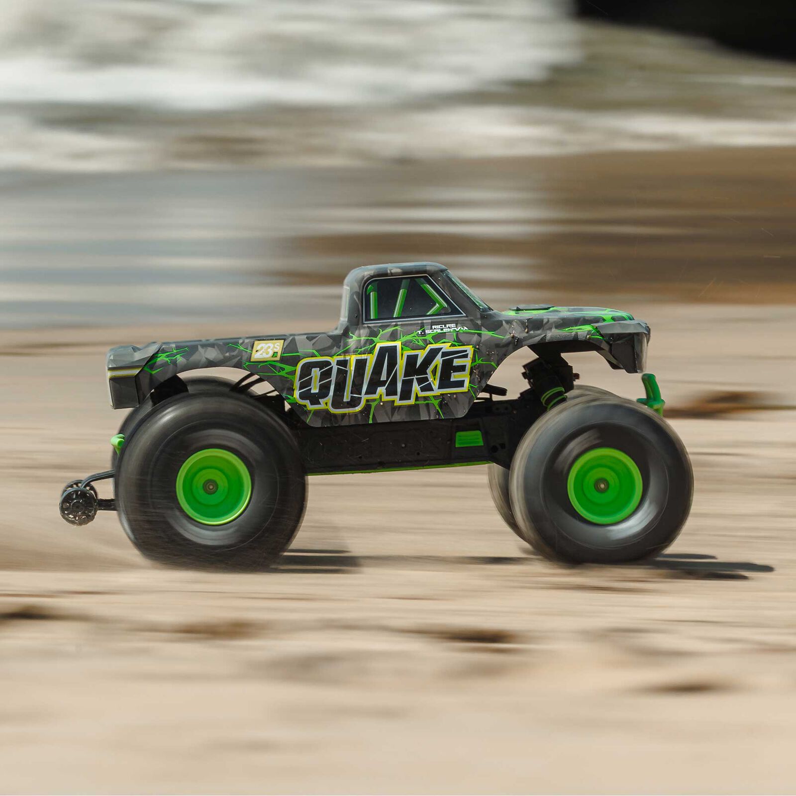 ARRMA Quake 223S BLX DSC 1/10 2WD Monster Truck RTR Green