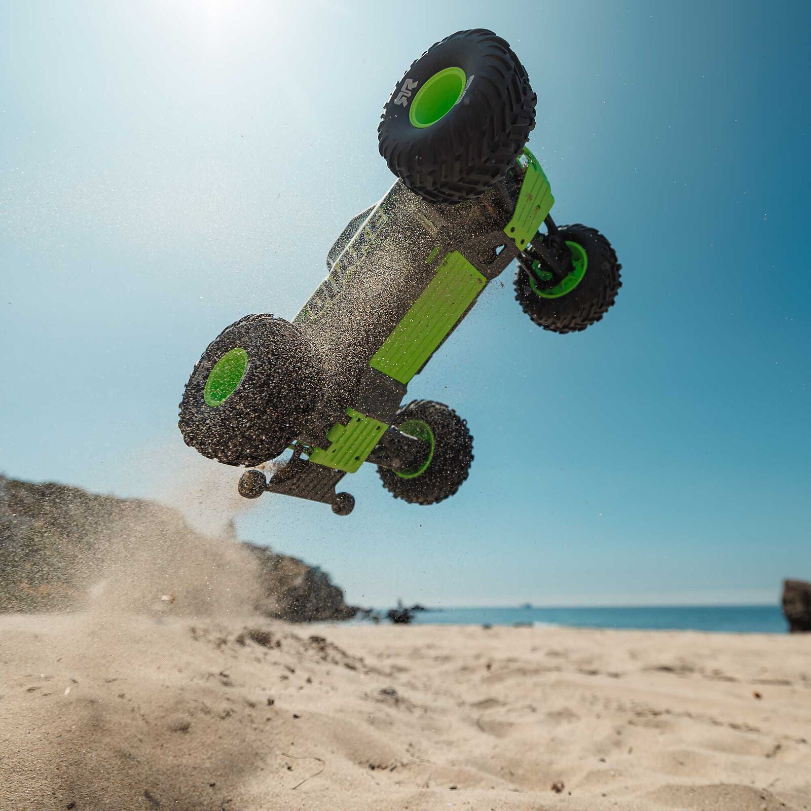 ARRMA Quake 223S BLX DSC 1/10 2WD Monster Truck RTR Green