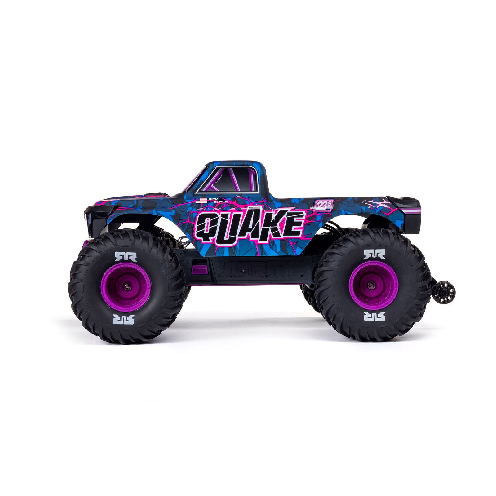 ARRMA Quake 223S BLX DSC 1/10 2WD Monster Truck RTR Purple