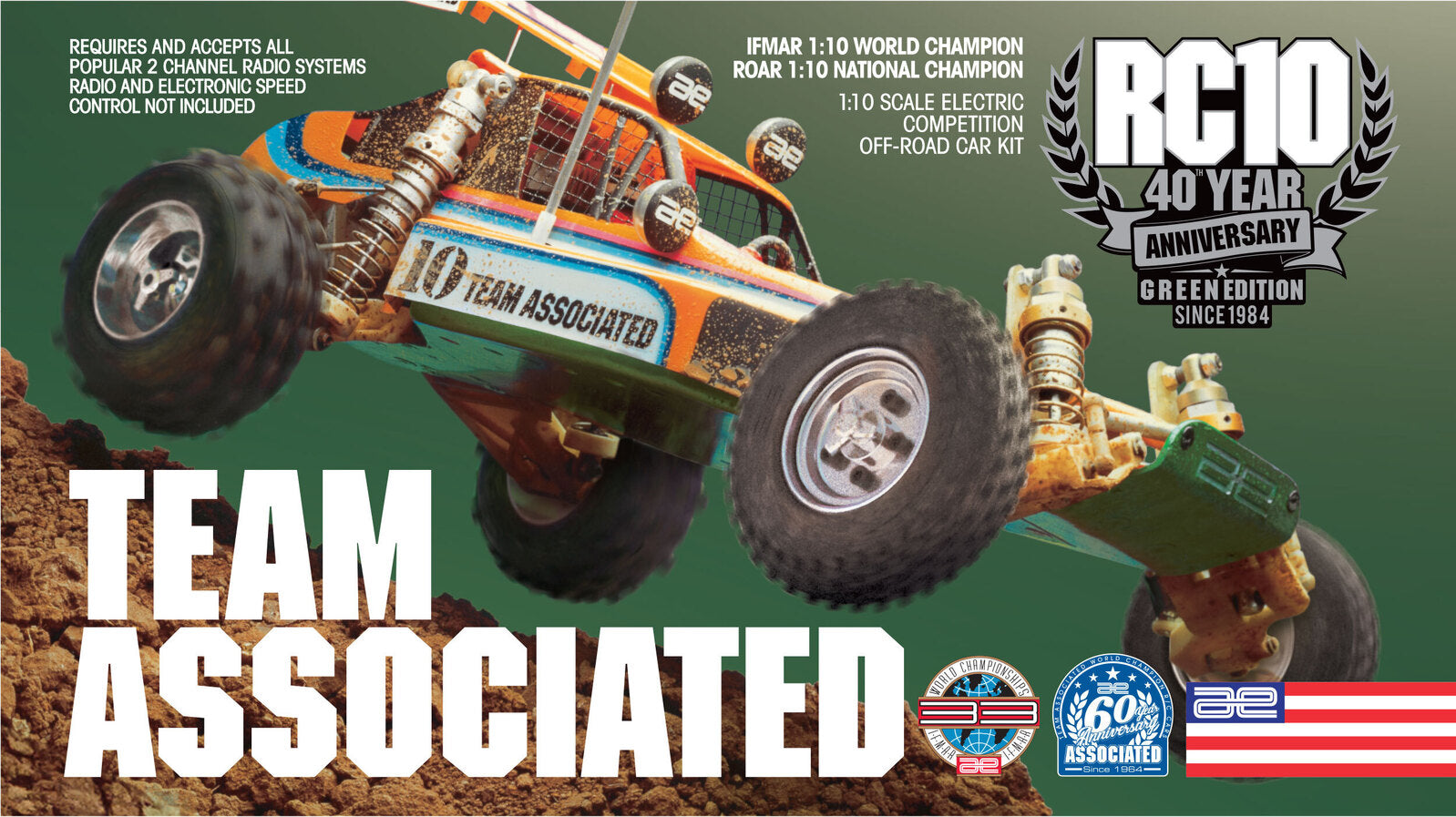 RC10 Classic 40th Anniversary Green Edition - Pre-order $639.00!