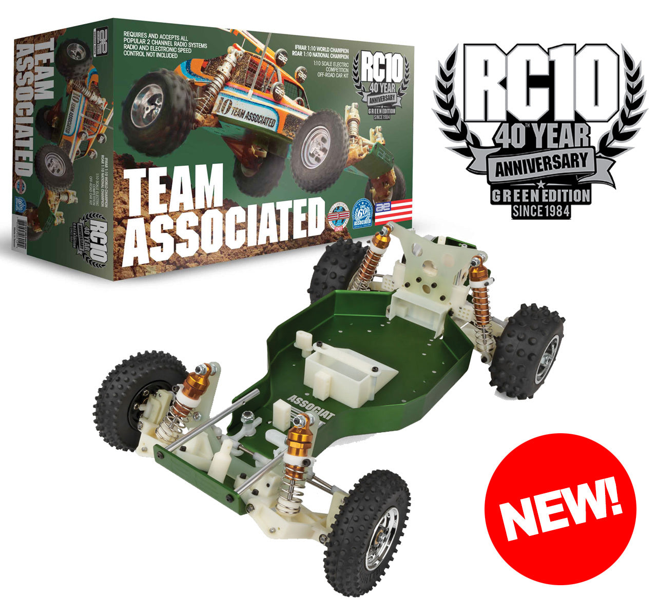 RC10 Classic 40th Anniversary Green Edition - Pre-order $639.00!