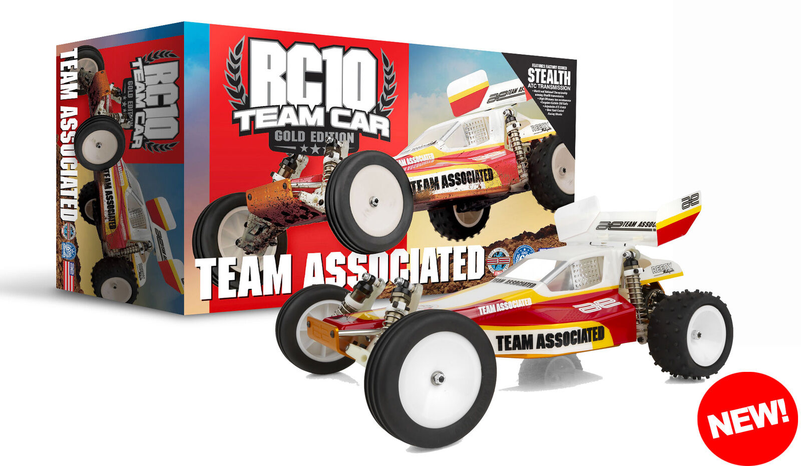 RC10 Team Car Gold Edition Kit - Pre-Order Only