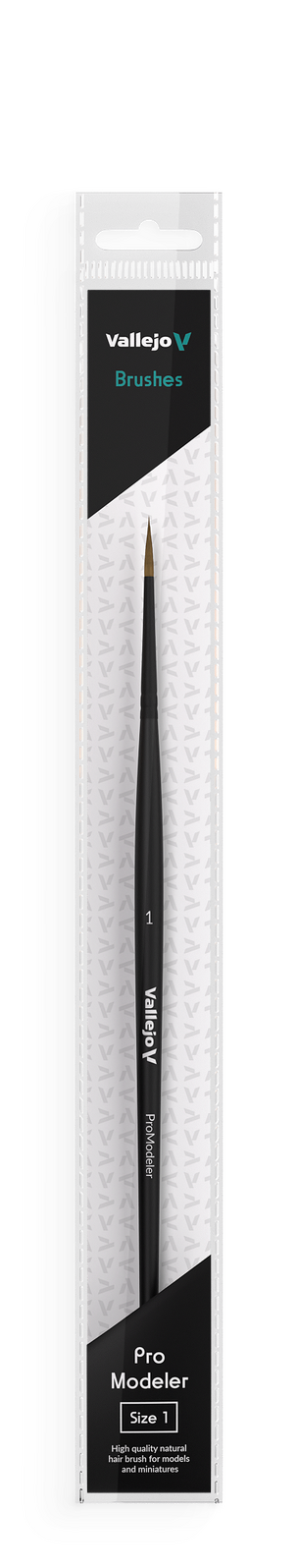 Set of black brushes on a white background