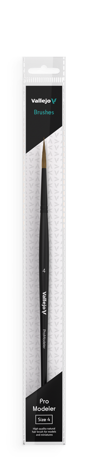 Set of black brushes on a white background