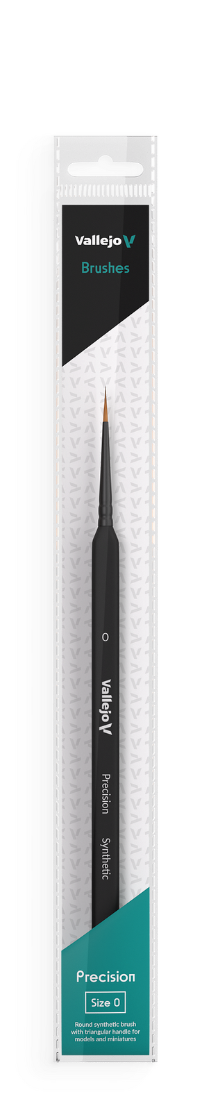 Set of black brushes on a white background