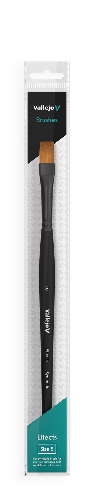 Set of black brushes on a white background