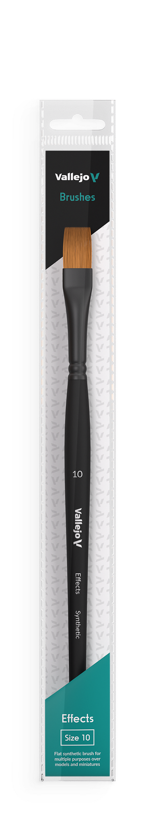 Set of black brushes on a white background