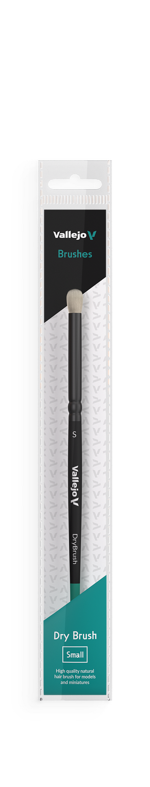 Set of black brushes on a white background