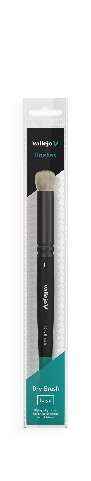 Set of black brushes on a white background