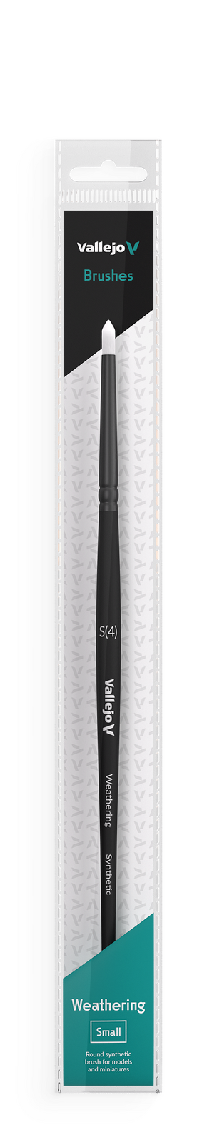 Set of black brushes on a white background