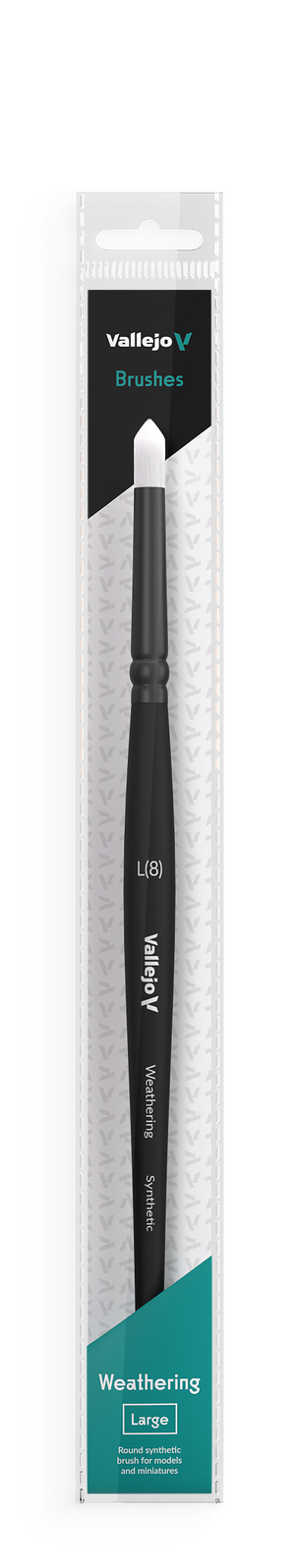 Set of black brushes on a white background