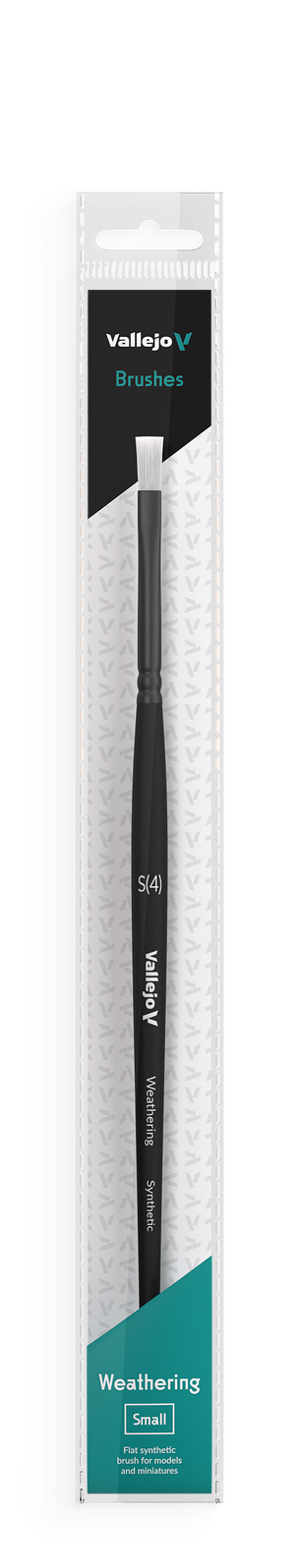 Set of black brushes on a white background