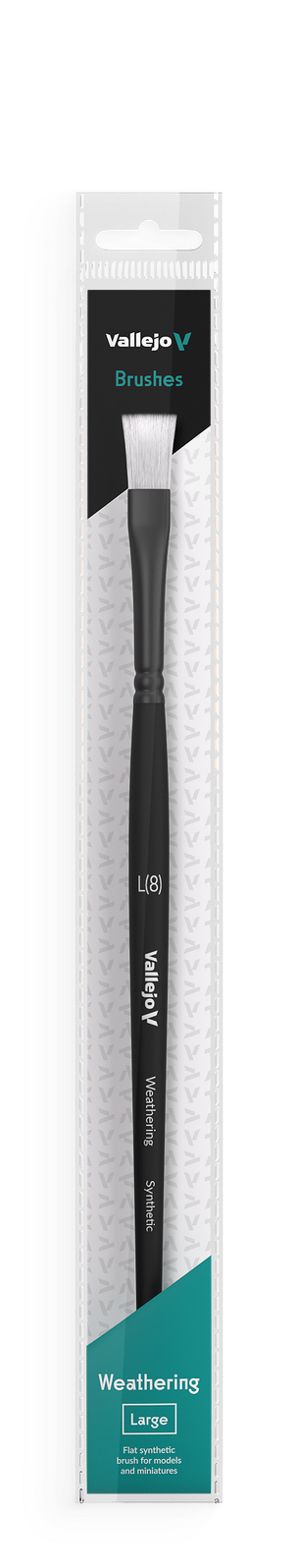 Set of black brushes on a white background