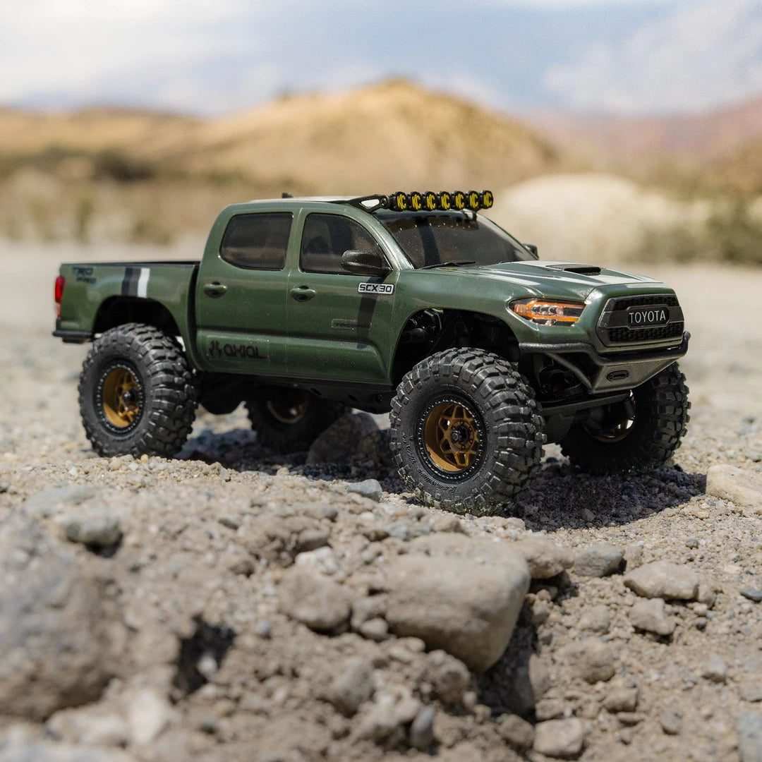 Axial SCX30 Toyota Tacoma TRD Pro Green 1/30 RTR Crawler