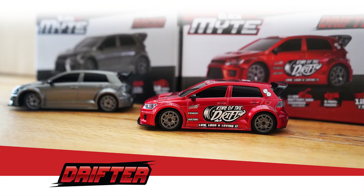 BlackZon MYTE D 1/43 RC Drift Car RTR - Red