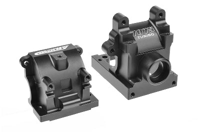 Team Corally - Gearbox Case Set - Swiss Made 7075 T6 - Black - Set