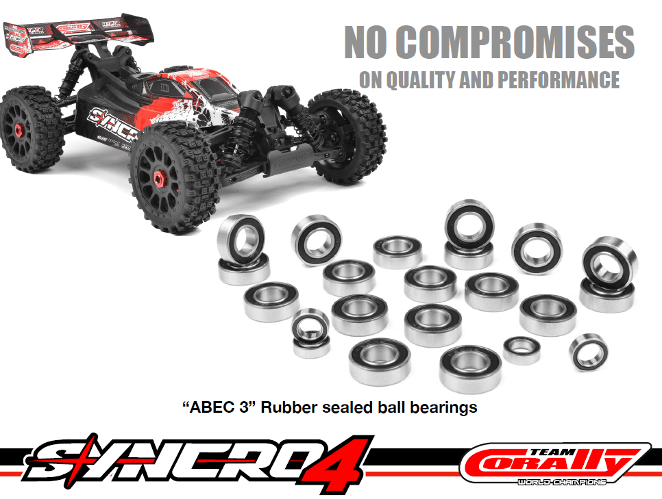 Team Corally - SYNCRO-4 - RTR - Green - Brushless Power 3 - 4S