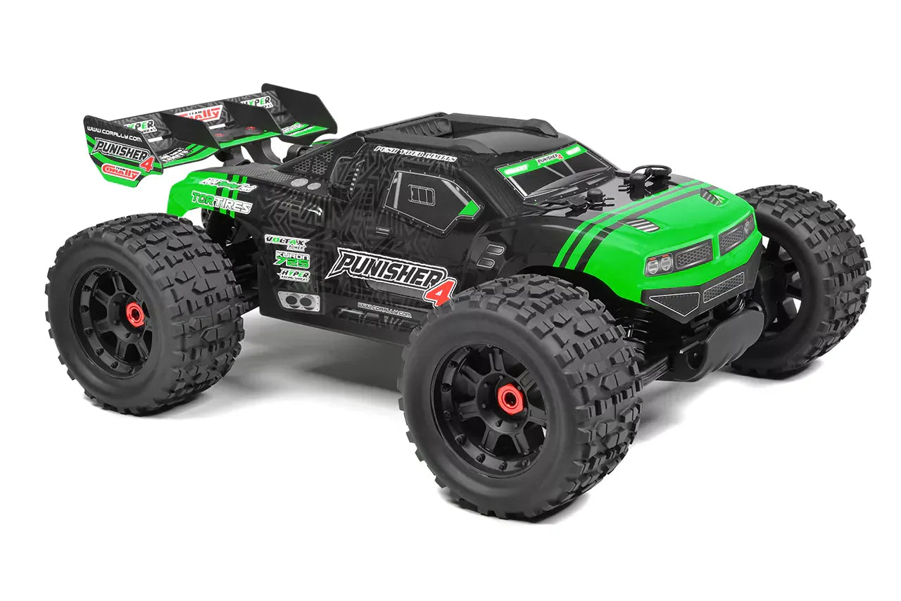 Toy truck with 'Punisher' branding on a white background