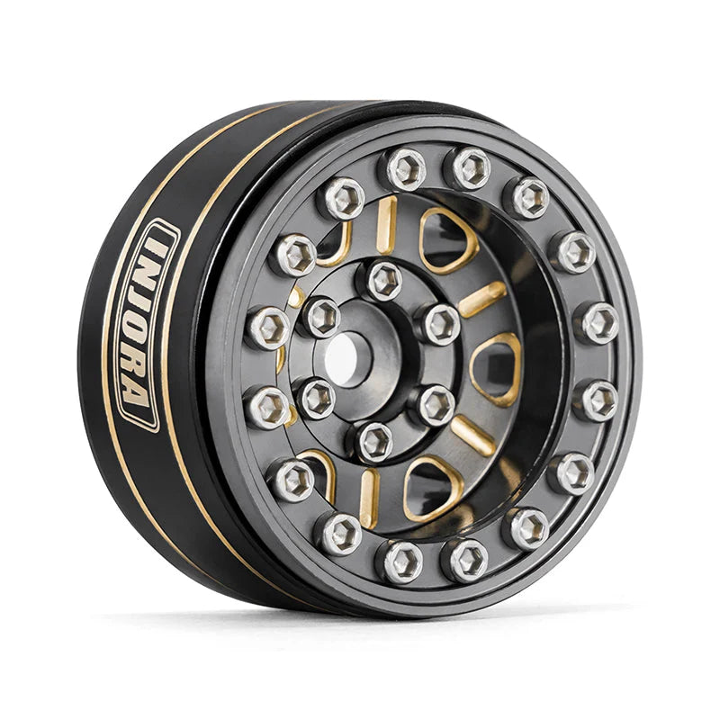 INJORA 1.0" 47g/pcs Brass -3.15mm Offset Wheels for Micro Crawlers (W1005)